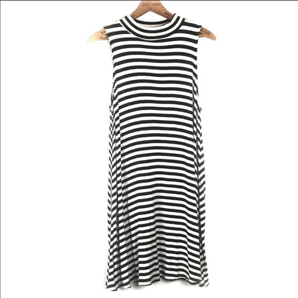 white mock turtleneck dress